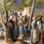 The Market in Gisors 1887 Painting by Camille Pissarro Art Print (6 Sizes)
