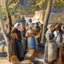 The Market in Gisors art print by Camille Pissarro (1887)