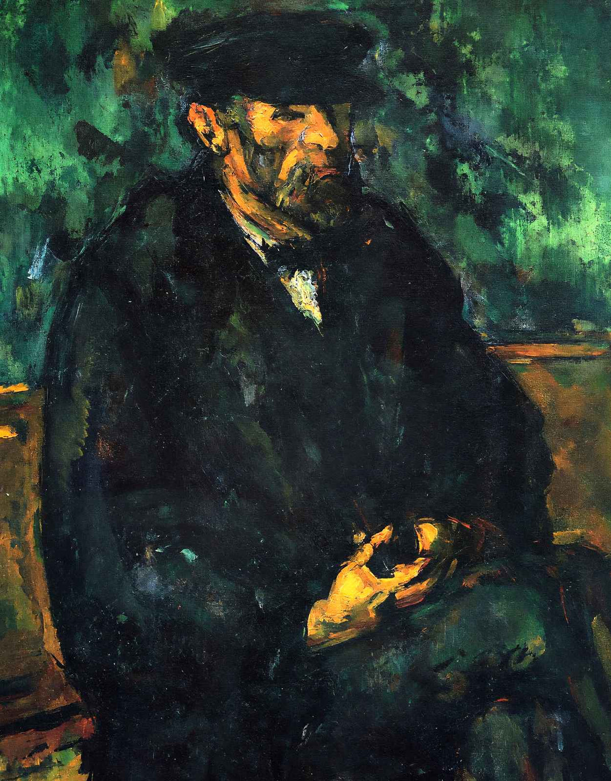 The Sailor Art Print 1906 Painting by Paul Cezanne (6 Sizes) - Premium Print