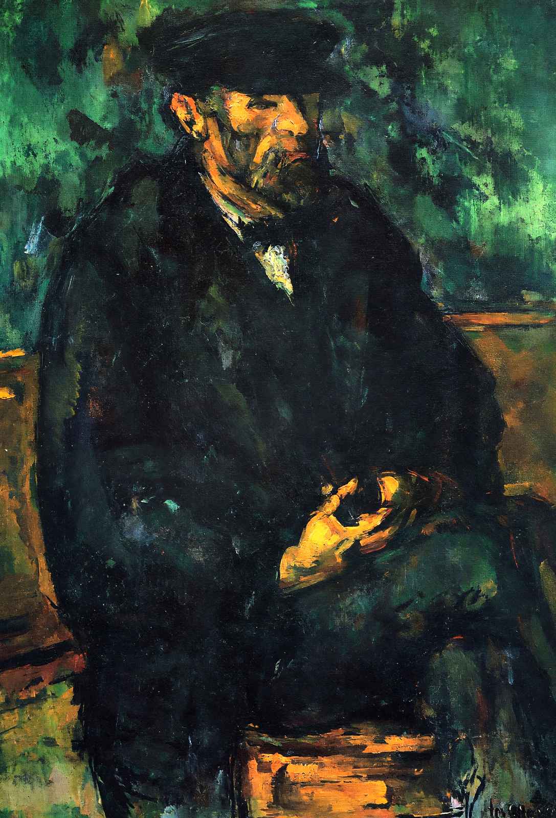The Sailor Art Print 1906 Painting by Paul Cezanne (6 Sizes) - Premium Print