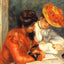 The Letter Art Print 1900 Painting by Pierre-Auguste Renoir (6 Sizes)