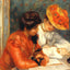 The Letter painting print by Pierre-Auguste Renoir (1900)