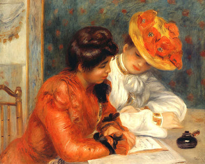 The Letter painting print by Pierre-Auguste Renoir (1900)
