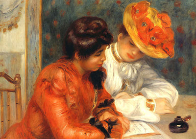 The Letter Art Print 1900 Painting by Pierre-Auguste Renoir (6 Sizes)