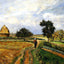The Old Ennery Road in Pontoise Art Print 1877 by Camille Pissarro (6 Sizes)