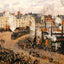 The Fishmarket, Dieppe 1902 Painting by Camille Pissarro Art Print (6 Sizes)