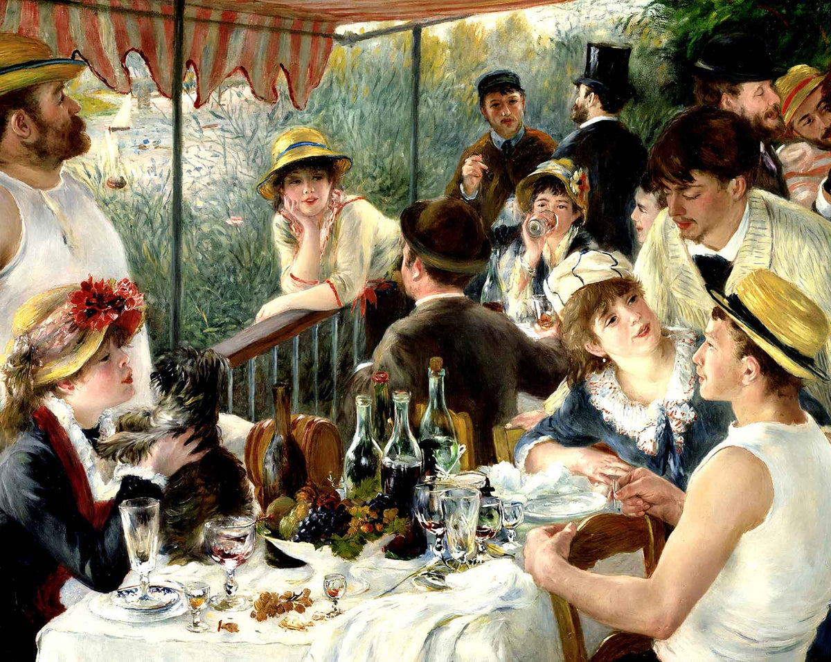 The Luncheon of the Boating Party fine art print by Pierre-Auguste Renoir (1881)