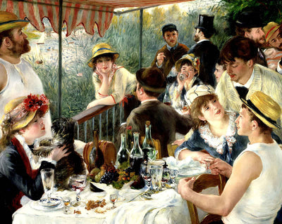 The Luncheon of the Boating Party fine art print by Pierre-Auguste Renoir (1881)