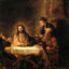 The Supper at Emmaus 1648 Painting by Rembrandt Fine Art Print (6 Sizes)