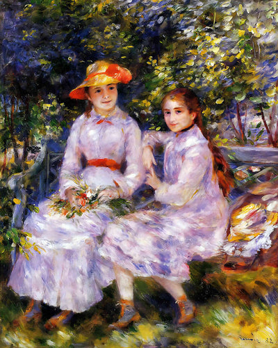 The Daughters of Paul Durand Ruel (Marie Theresa and Jeanne) 8x10" Print