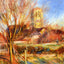 The Church at Essoyes 1887 by Pierre-Auguste Renoir Fine Art Print (6 Sizes)