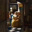 The Love Letter art print by Johannes Vermeer (1669)