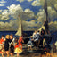 The Return of the Boating Party Art Print 1862 by Renoir (6 Sizes)