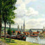 The Cours La Riene, the Notre Dame Cathedral, Rouen 1898 Art Print (6 Sizes)