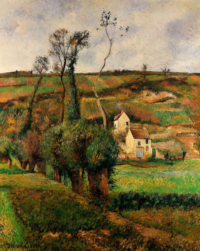 The Cabage Place at Pontoise fine art print by Camille Pissarro (1882)
