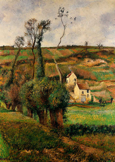 The Cabage Place at Pontoise 1882 by Camille Pissarro Art Print (6 Sizes)
