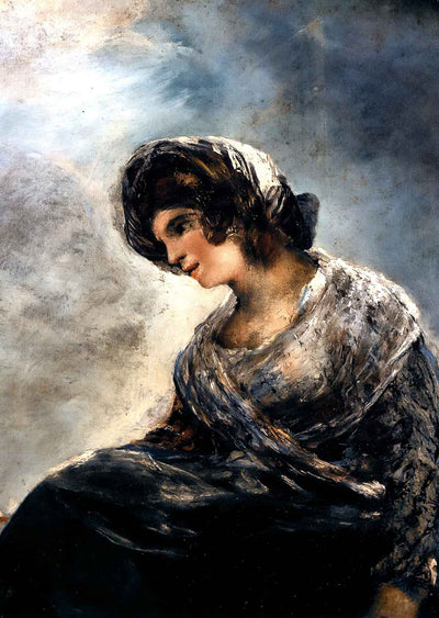 The Milkmaid of Bordeaux Art Print 1827 Painting by Francisco Goya (6 Sizes)