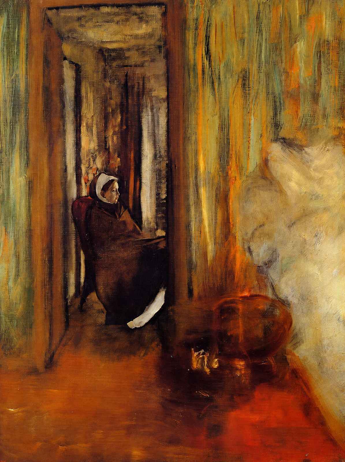 The Nurse Art Print 1873 Painting by Edgar Degas (6 Sizes) - Archival Paper