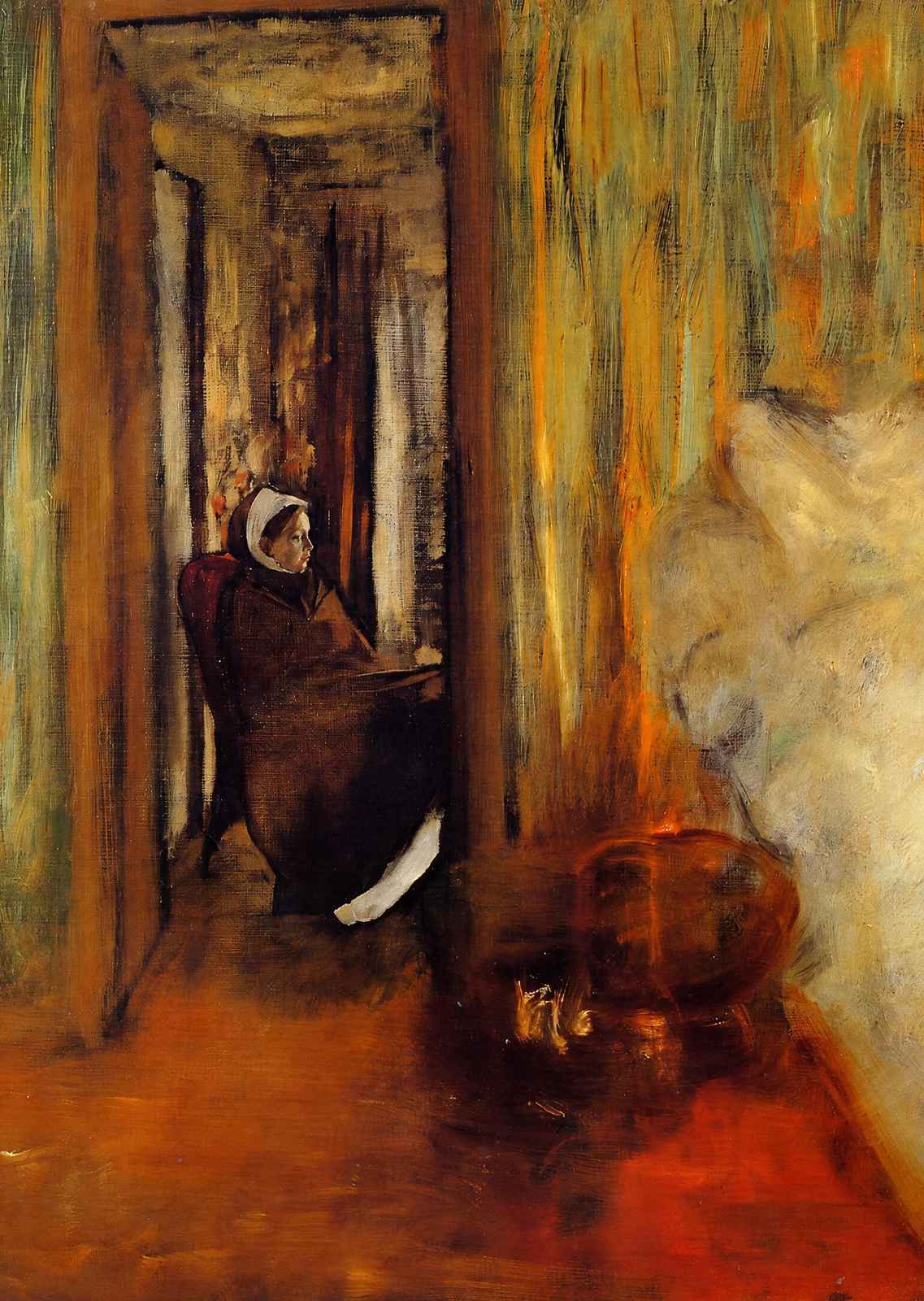 The Nurse Art Print 1873 Painting by Edgar Degas (6 Sizes) - Archival Paper
