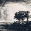 The Three Trees art print by Rembrandt (1643)
