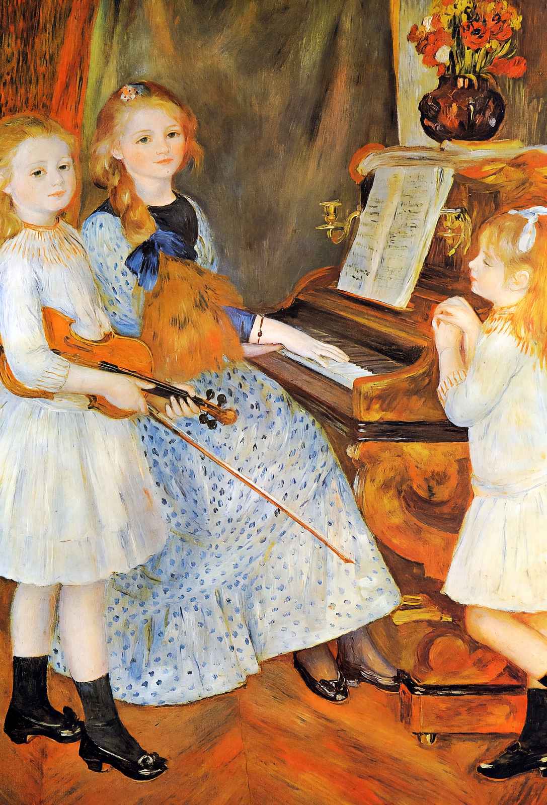 The Daughters of Catulle Mendes Art Print 1888 by Renoir (6 Sizes) - Acid Free