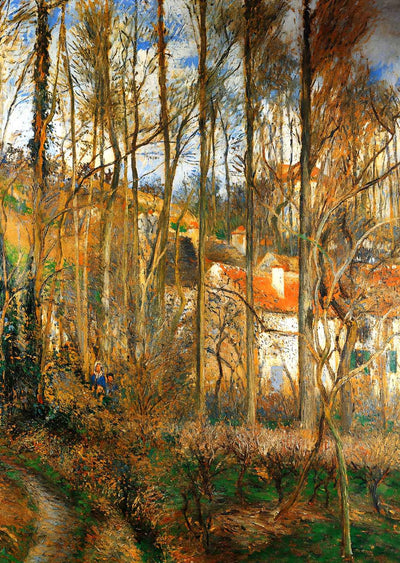 The Cote Des Boeufs at L'Hermitage, Near Pontoise 1877 Fine Art Print (6 Sizes)