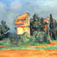 The Pigeon Tower at Bellevue Art Print 1890 Painting by Paul Cezanne (6 Sizes)