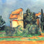 The Pigeon Tower at Bellevue Art Print 1890 Painting by Paul Cezanne (6 Sizes)