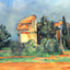 The Pigeon Tower at Bellevue Art Print 1890 Painting by Paul Cezanne (6 Sizes)
