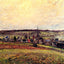The Village of Eragny Art Print 1885 Painting by Camille Pissarro (6 Sizes)