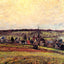 The Village of Eragny Art Print 1885 Painting by Camille Pissarro (6 Sizes)
