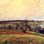 The Village of Eragny Art Print 1885 Painting by Camille Pissarro (6 Sizes)