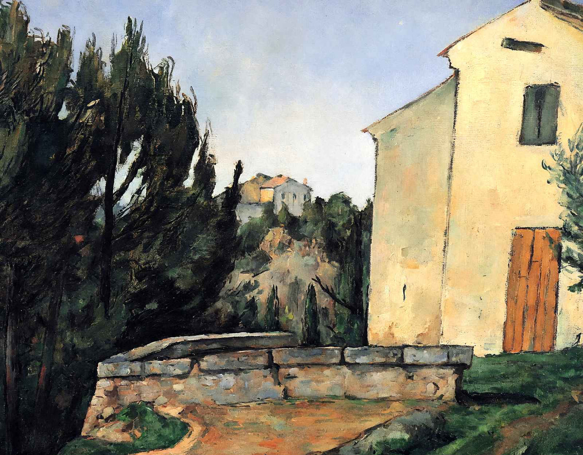The Abandoned House 1879 Painting by Paul Cezanne Art Print (6 Sizes)