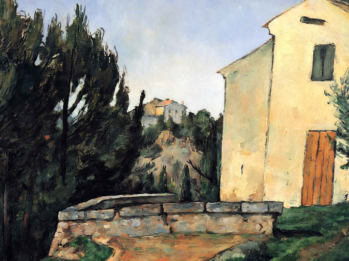 The Abandoned House 1879 Painting by Paul Cezanne Art Print (6 Sizes)