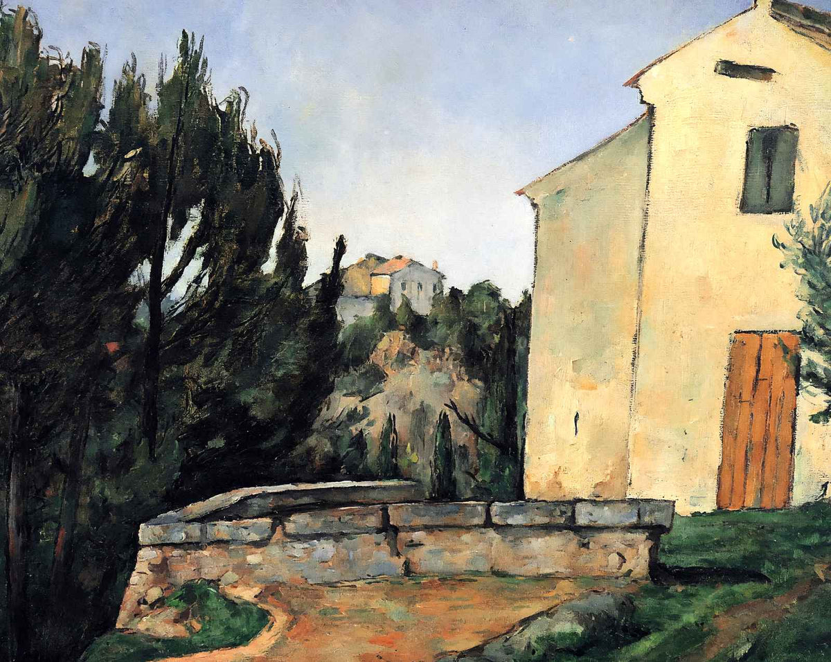 The Abandoned House fine art print by Paul Cezanne (1879)