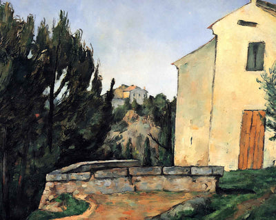 The Abandoned House fine art print by Paul Cezanne (1879)