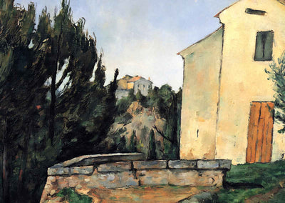 The Abandoned House 1879 Painting by Paul Cezanne Art Print (6 Sizes)