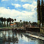 The Lock at Pontoise Art Print 1869 Painting by Camille Pissarro (6 Sizes)