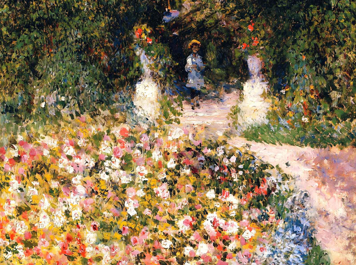 The Garden 1875 Painting by Pierre-Auguste Renoir Art Print (6 Sizes)