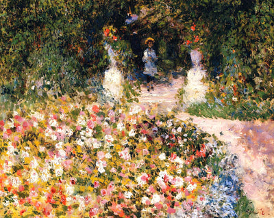 The Garden fine art print by Pierre-Auguste Renoir (1875)