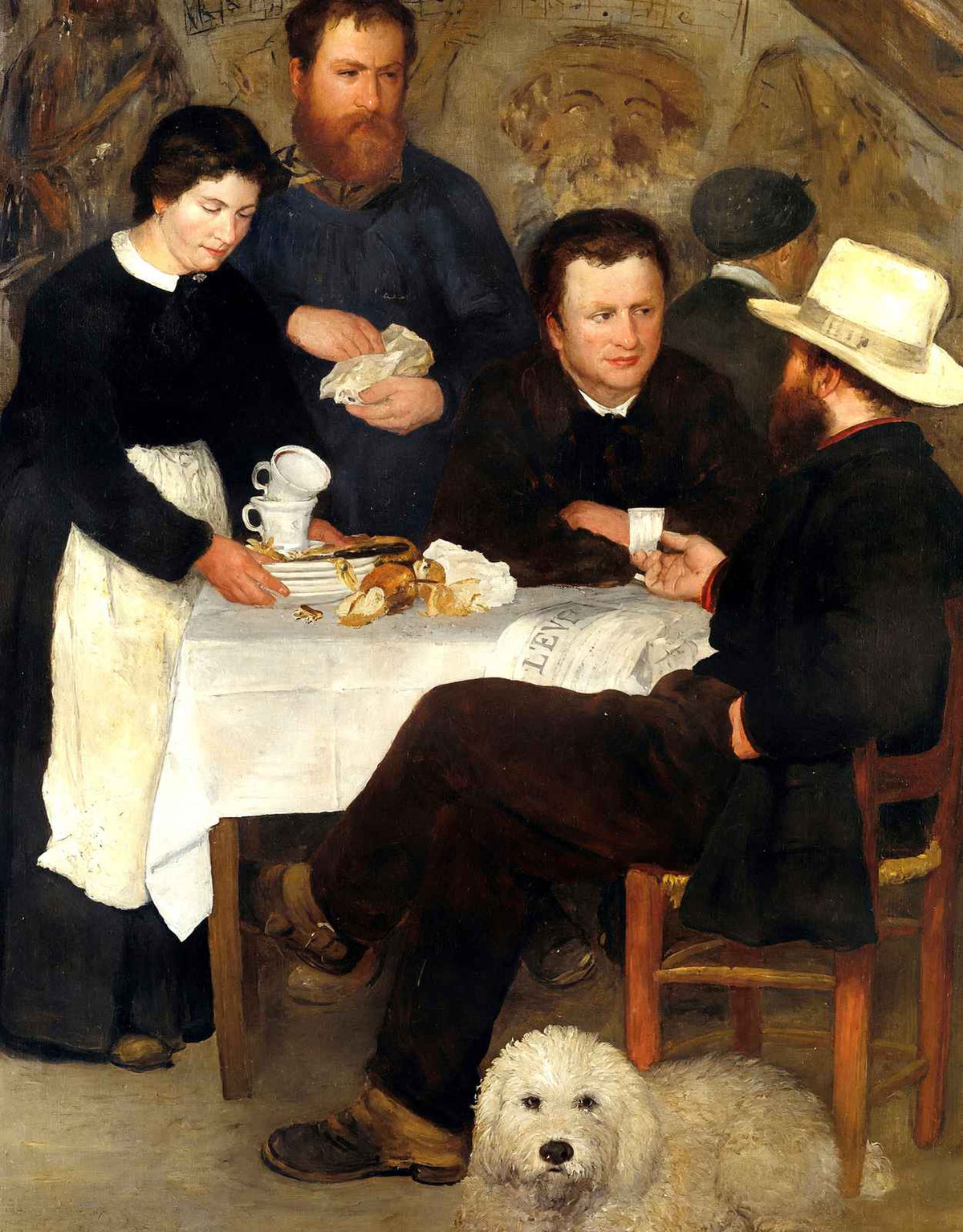 The Inn of Mother Anthony 1866 by Pierre-Auguste Renoir Art Print (6 Sizes)