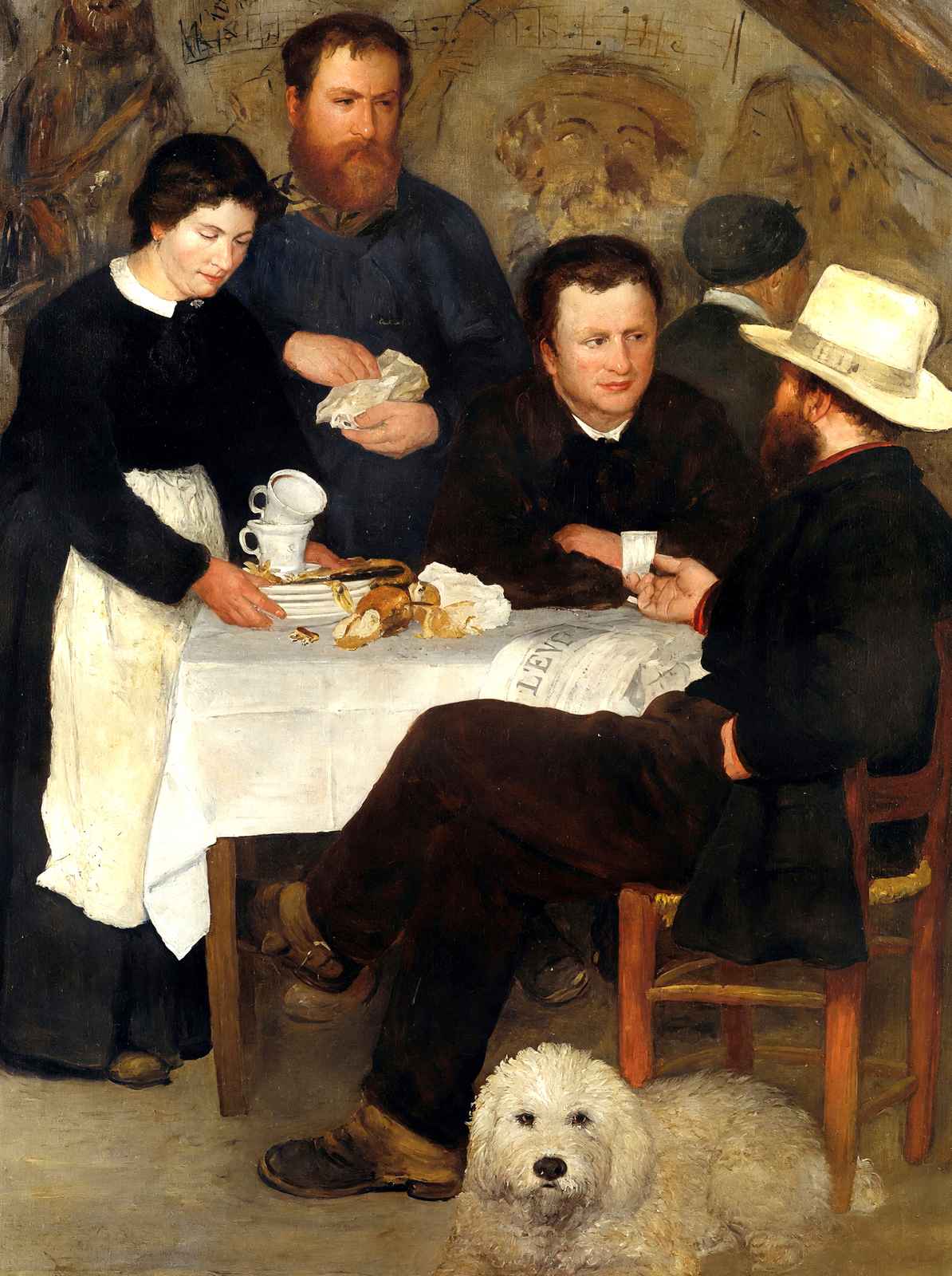 The Inn of Mother Anthony 1866 by Pierre-Auguste Renoir Art Print (6 Sizes)