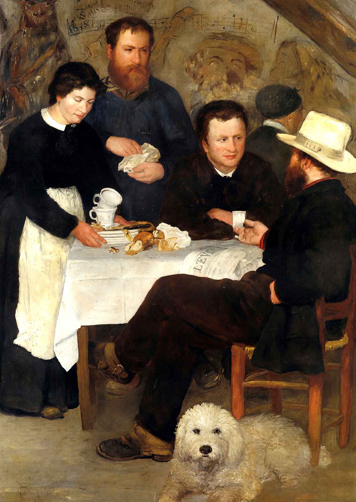 The Inn of Mother Anthony 1866 by Pierre-Auguste Renoir Art Print (6 Sizes)