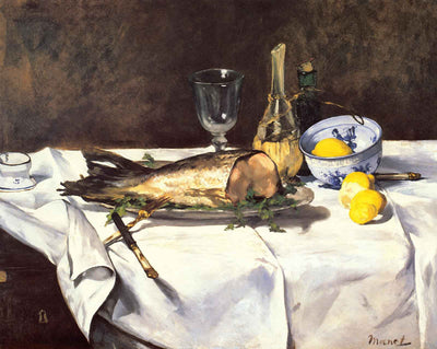 The Salmon fine art print by Edouard Manet (1869)