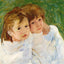 The Sisters 1885 Painting by Mary Cassatt Art Print (6 Sizes) - High Quality