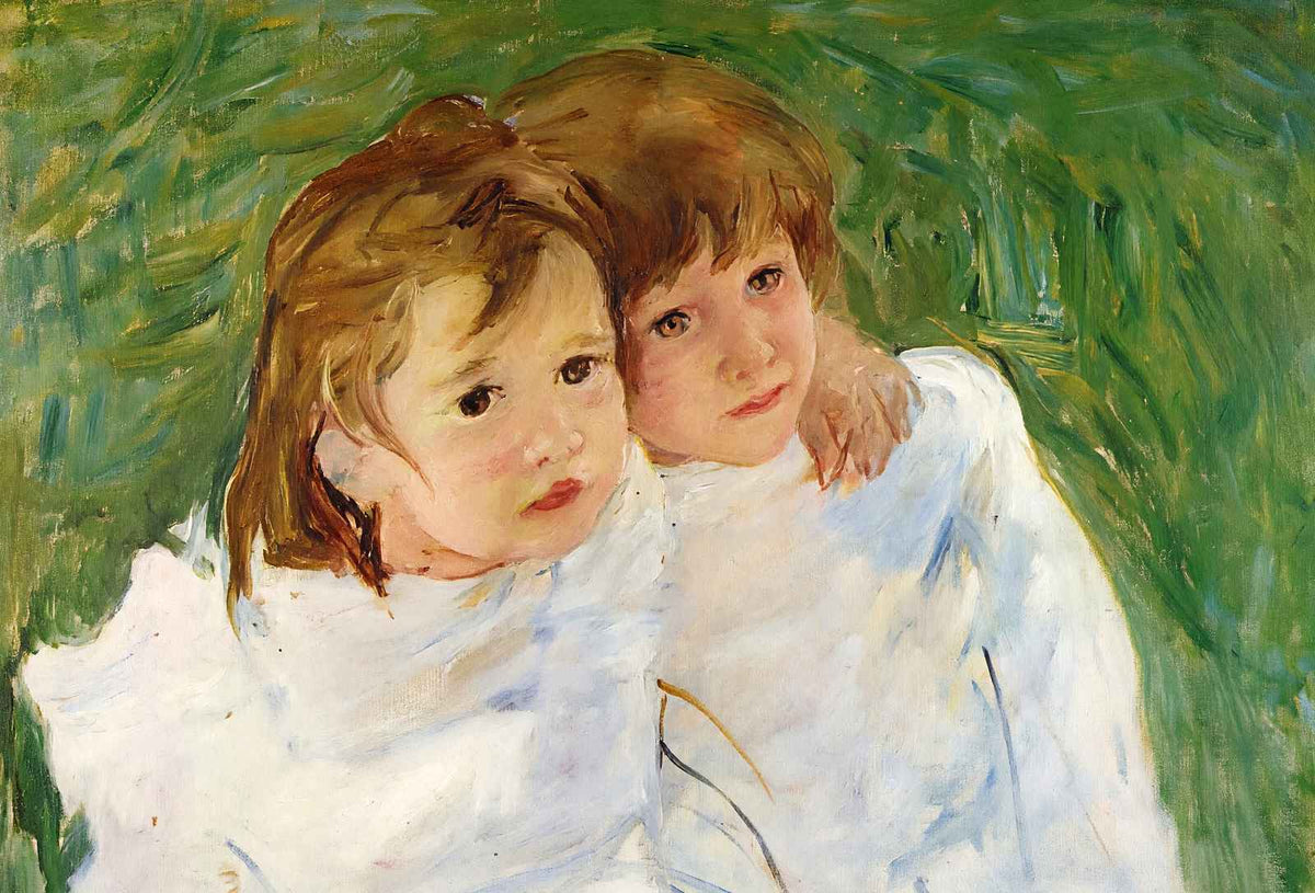 The Sisters 1885 Painting by Mary Cassatt Art Print (6 Sizes) - High Quality