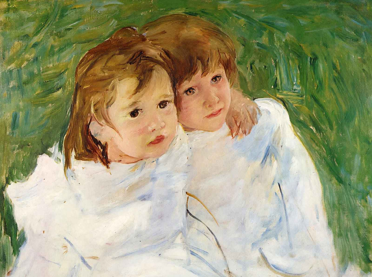 The Sisters 1885 Painting by Mary Cassatt Art Print (6 Sizes) - High Quality