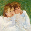 The Sisters art print by Mary Cassatt (1885)