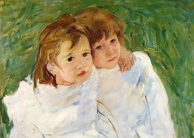 The Sisters 1885 Painting by Mary Cassatt Art Print (6 Sizes) - High Quality