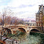 The Pont Royal and the Pavillion De Flore Art Print 1903 by Pissarro (6 Sizes)